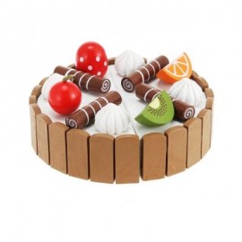 image of MAGNETIC MINI CREAM FRUITS CAKE CHILDREN PRETEND TOY (COLORMIX) 0