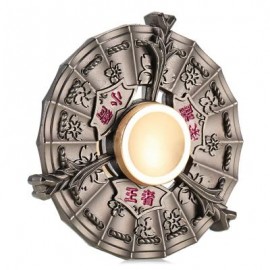 image of ZINC ALLOY WIND FIRE WHEEL GYRO WITH STAINLESS STEEL BALL BEARINGS STRESS RELIEVER FOR OFFICE WORKER (GRAY) -