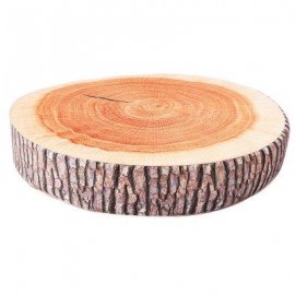 image of SIMULATION 3D TREE STUMP HIGH-ELASTIC BATTEN PILLOW CUSHION PLUSH TOY (COLORMIX) -