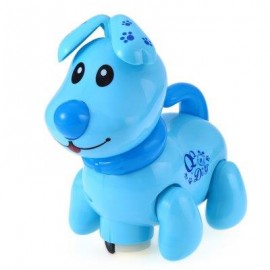 image of ELECTRONIC MUSIC LIGHT WALKING PUPPY DOG PRESCHOOL EDUCATIONAL TOY FOR CHILDREN (BLUE) -