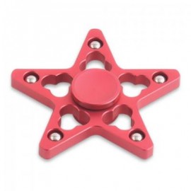 image of STRESS REDUCER STAR SHAPED EDC FIDGET SPINNER FINGER GYRO (WATERMELON RED) 7*7*1.5CM