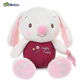 image of METOO STUFFED CUTE BIG FOOT PLUSH DOLL COMFORTER TOY (CLARET) -