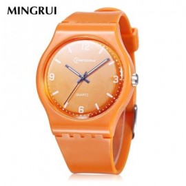 image of MINGRUI MR - 8822 KIDS QUARTZ WATCH 30M WATER RESISTANCE LUMINOUS POINTER WRISTWATCH (SWEET ORANGE) 0