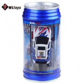 image of WLTOYS 2015 - 1A 4CH HIGH SPEED REMOTE CONTROL MINI RADIO RACING COLA CAR VEHICLE TOY (BLUE) -