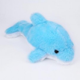image of STUFFED CUTE FLASHING DOLPHIN PLUSH DOLL TOY BIRTHDAY CHRISTMAS GIFT FOR BABY (ICE BLUE) -