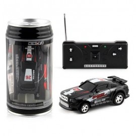 image of HIGH-SPEED MINI RECHARGEABLE CAR LIGHTS CHARGING COKE CANS OF REMOTE CONTROL TOYS (BLACK) 0