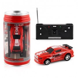 image of HIGH-SPEED MINI RECHARGEABLE CAR LIGHTS CHARGING COKE CANS OF REMOTE CONTROL TOYS (RED) 0