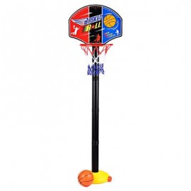 image of FUNNY ADJUSTABLE BASKETBALL STAND SUPER SPORT SET CHILD TOY WITH INFLATOR PUMP (COLORMIX) One Size