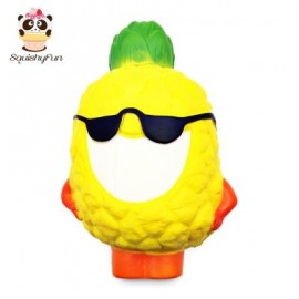image of SQUISHYFUN PU FRAGRANT SLOW RISING SIMULATE JUMBO PINEAPPLE (YELLOW) -