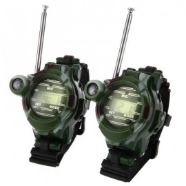 image of 2PCS 7 IN 1 WALKIE TALKIE WATCH CAMOUFLAGE STYLE CHILDREN TOY (CAMOUFLAGE) -