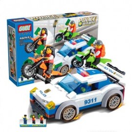 image of 9311 KIDS ADULT EDUCATIONAL TOY BUILDING BRICKS POLICE SERIES BLOCKS ASSEMBLED GIFT (COLORMIX) 0