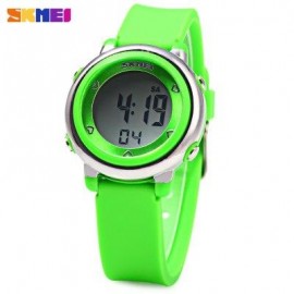image of SKMEI 1100 COLORFUL LED DIGITAL WATCH CHILDREN SPORT WATER RESISTANT WRISTWATCH (GREEN) 0