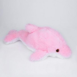 image of STUFFED CUTE FLASHING DOLPHIN PLUSH DOLL TOY BIRTHDAY CHRISTMAS GIFT FOR BABY (SHALLOW PINK) One Size