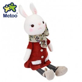 image of METOO TIRAMITU SOFT STUFFED BUNNY PLUSH RABBIT DOLL TOY BIRTHDAY CHRISTMAS GIFT (CLARET) 44.00 x 16.00 x 8.00 cm
