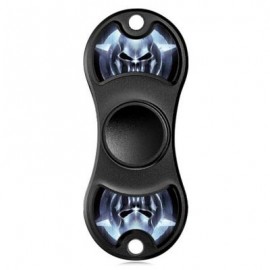 image of FIDDLE TOY ALUMINIUM ALLOY PATTERNED FIDGET SPINNER (GREY WHITE) -