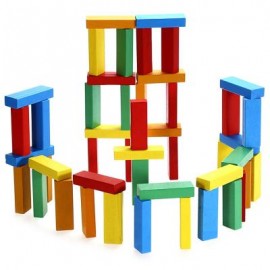 image of BUILDING BLOCK BRICK TOY FOR KID EDUCATION - 51PCS / SET (COLOURMIX) 7.50 x 7.50 x 23.80 cm