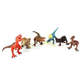 image of 6PCS EDUCATIONAL DINOSAURS FIGURES TOYS FOR CHILDREN (COLORMIX) 0