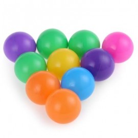 image of 100PCS BABY COLORFUL WATER POOL OCEAN WAVE BALL OUTDOOR SPORTS TOY (COLORMIX) 7CM