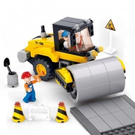 image of SLUBAN BUILDING BLOCKS EDUCATIONAL KIDS TOY STREET ROLLER OF CONSTRUCTION 171PCS (MIXCOLOR) 0