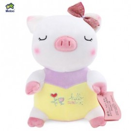 image of METOO STUFFED LITTLE PIG PLUSH DOLL TOY BIRTHDAY CHRISTMAS GIFT FOR BABY (YELLOW) 24.00 x 18.00 x 11.00 cm
