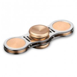 image of STRESS RELIEF FOCUS TOY EDC FINGER FIDGET SPINNER (GOLDEN) 7.6*7.6*2.2CM
