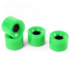 image of 4PCS HIGH STRENGTH LONGBOARD SKATEBOARD WHEELS - 60 X 45MM (GREEN) 13.00 x 12.00 x 4.50 cm