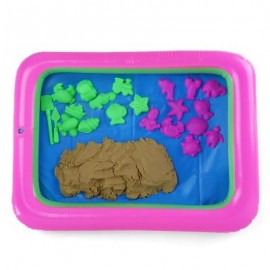 image of COLORFUL MARINE ANIMAL MOLD SPACE SAND TOY FOR CHILDREN (BROWN) -