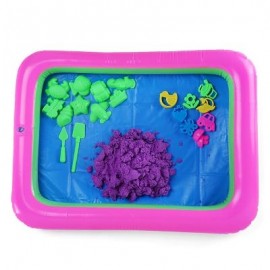 image of COLORFUL FLOWER MOLD SPACE SAND AMAZING TOY FOR CHILDREN (PURPLE) -