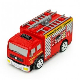 image of CREATIVE ABS 1:58 MINI RC FIRE ENGINE WITH REMOTE CONTROL (RED) WATER-TANK