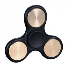 image of FIDDLE TOY COPPER BLADES FINGER GYRO FIDGET SPINNER (BLACK) -