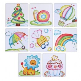 image of STICKY BRUSHY BALL PAINTING EDUCATIONAL DIY TOY FOR CHILDREN (COLORFUL) -