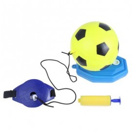 image of INFLATABLE FOOTBALL SET CHILDREN OUTDOOR INDOOR SPORT TOY (COLORMIX) One Size