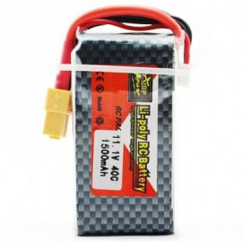 image of ZOP POWER ZOP 1500MAH 11.1V 40C BATTERY FOR RC AIRPLANE XT60 PLUG (COLORMIX) -