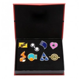 image of 8PCS CHILDREN CARTOON BADGE BREASTPIN DECORATION TOY SET WITH GIFT BOX (#1) -