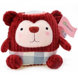 image of METOO KIDS CUTE NOVELTY CARTOON LED LIGHT LAMP COTTON DOLL TOY (DEEP RED) -