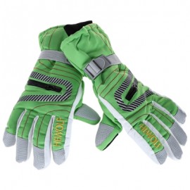image of HEWOLF 1662 PAIRED MEN WOMEN WATERPROOF WINDPROOF THICKEN WARM ANTI-SLIP SKIING MOUNTAINEERING GLOVES (CELADON) L