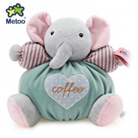 image of METOO STUFFED PLUSH DOLL TOY BIRTHDAY CHRISTMAS GIFT FOR BABY (LIGHT GREEN) -