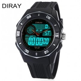 image of DIRAY DR - 301AD KIDS DIGITAL QUARTZ WATCH DATE DAY DISPLAY ALARM 50M WATER RESISTANCE WRISTWATCH (SILVER) 0