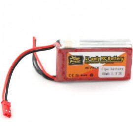 image of ZOP POWER 11.1V 450MAH 35C LI-PO BATTERY FOR TL130H1 (ORANGE) -
