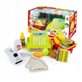image of SIMULATION CASH REGISTER SCANNER KIT WITH SOUND / MUSIC PRETEND PLAY TOYS (COLORMIX) 0