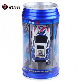 image of 4CH HIGH SPEED REMOTE CONTROL MINI RADIO RACING COLA CAR VEHICLE TOY (BLUE) 13.00 x 6.50 x 6.50 cm
