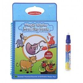 image of MAGIC ANIMAL WATER DRAWING BOOK TOY PAINTING BOARD FOR KIDS WITH WATERCOLOR PEN (COLORMIX) One Size