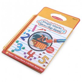 image of MAGIC WATER DRAWING BOOK INTIMATE PAINTING BOARD WITH PEN EDUCATIONAL TOY FOR KID - NUMBER (COLORMIX) One Size