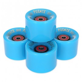 image of 4PCS 60 X 45MM OUTDOOR SPORT SKATEBOARDING WHEEL SKATE BEARING (BLUE) -