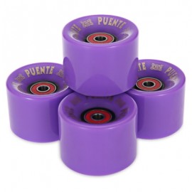 image of 4PCS 60 X 45MM OUTDOOR SPORT SKATEBOARDING WHEEL SKATE BEARING (PURPLE) -