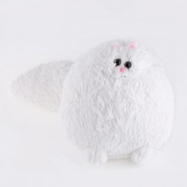 image of STUFFED CUTE SIMULATION PERSIAN CAT PLUSH DOLL TOY BIRTHDAY CHRISTMAS GIFT FOR BABY (WHITE) -