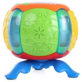 image of KIDS COLORFUL PUMPKIN SHAPE MUSICAL PLAY DRUM LEARNING EDUCATIONAL TOY BIRTHDAY CHRISTMAS GIFT (COLORMIX) -