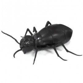 image of INFRARED REMOTE CONTROL REALISTIC FAKE COCKROACH RC PRANK TOYS INSECTS JOKE SCARY TRICK (BLACK) 0