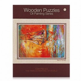 image of LUMINOUS WOODEN PUZZLES OIL PAINTING SERIES SAILING SCENE (COLORFUL) 0