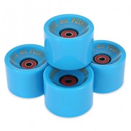 image of 4PCS 70 X 51MM OUTDOOR SPORT SKATEBOARDING WHEEL SKATE BEARING (BLUE) 7.00 x 7.00 x 5.10 cm